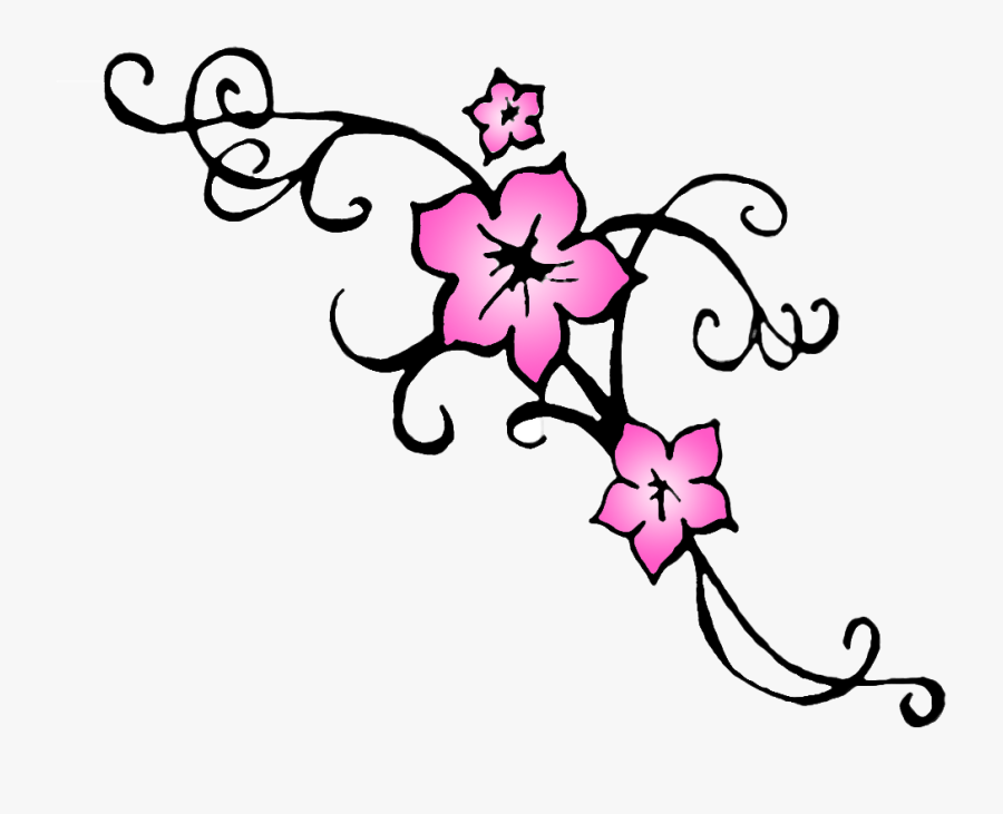 Cherry Blossoms Drawing - Cherry Blossom Japanese Flowers Drawing Easy, Transparent Clipart