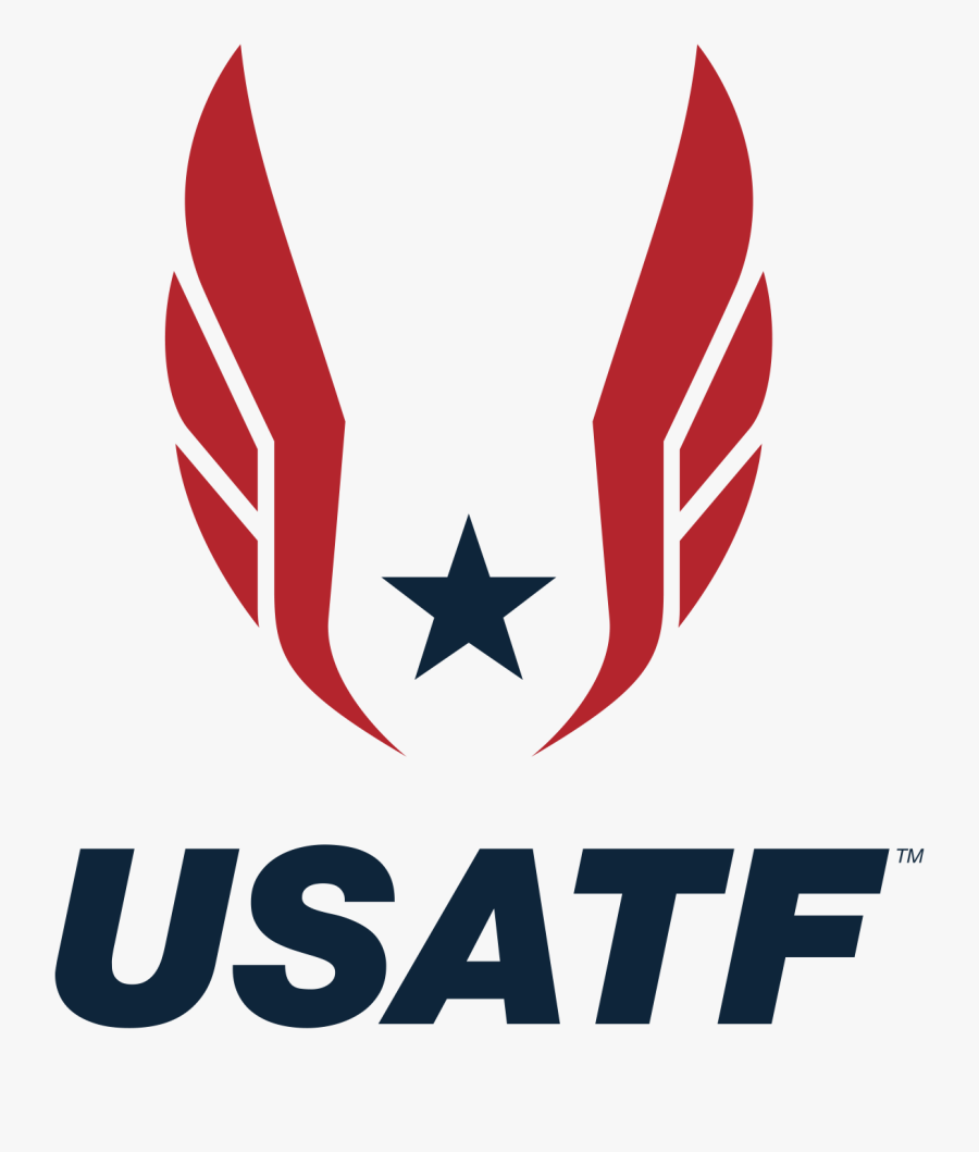 Usatf Logo [usa Track & Field] Png - Usa Track And Field Symbol, Transparent Clipart