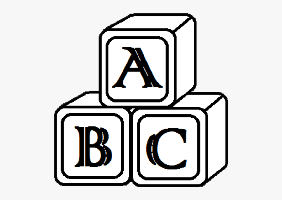 Clip Art Building Blocks Clip Art - Blocks Black And White Clipart, Transparent Clipart