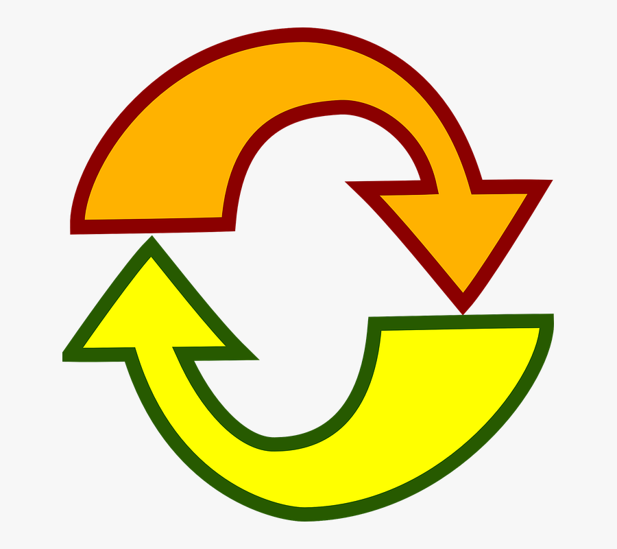 Recycle Svg Clip Arts - Switch Arrows Clipart, Transparent Clipart
