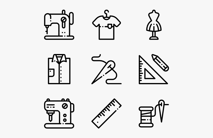 19 Sewing Vector Icon Huge Freebie Download For Powerpoint - Algorithm Icon, Transparent Clipart
