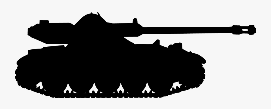 Scrapbook Silhouette At Getdrawings - Army Tank Clipart Black And White, Transparent Clipart