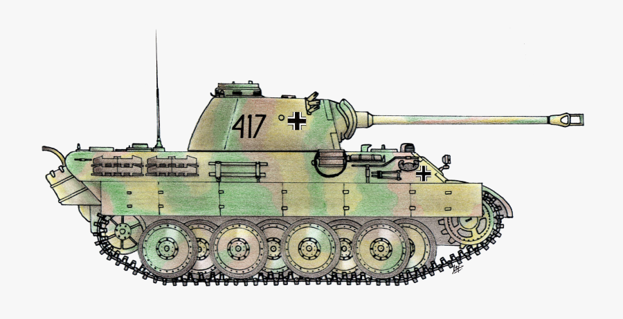 Military Tank Clipart - German Tank Transparent Background, Transparent Clipart