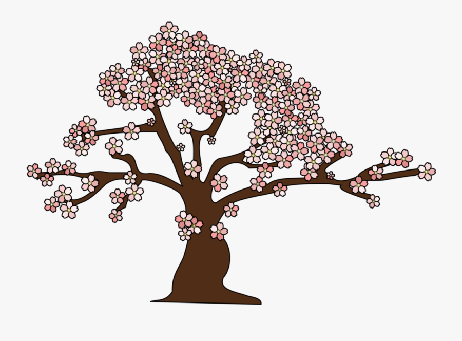Cherry Tree Vector - Portable Network Graphics, Transparent Clipart