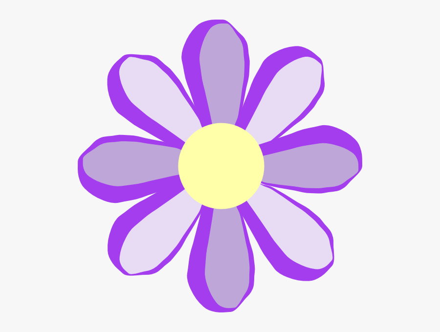 Cute Flower Png Purple, Transparent Clipart