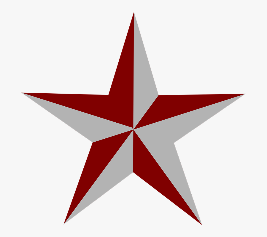 Star Clipart Army - Red Star Png, Transparent Clipart