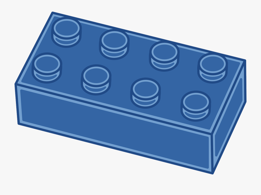 Blocks Clipart Blue Block - Free Clipart Lego Blocks, Transparent Clipart
