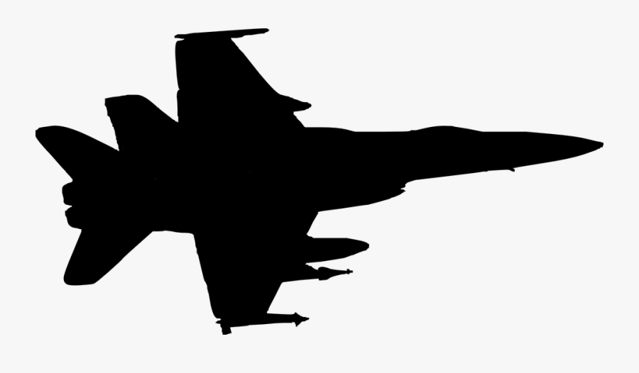 Military Clip Art War - Air Force Plane Silhouette, Transparent Clipart