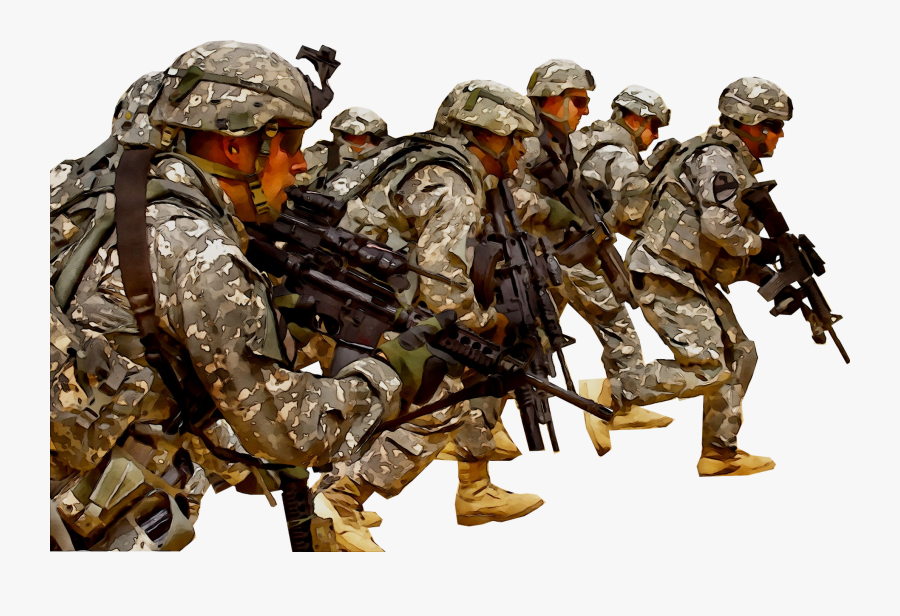 Transparent Military Clip Art - Indian Army Soldiers Png, Transparent Clipart