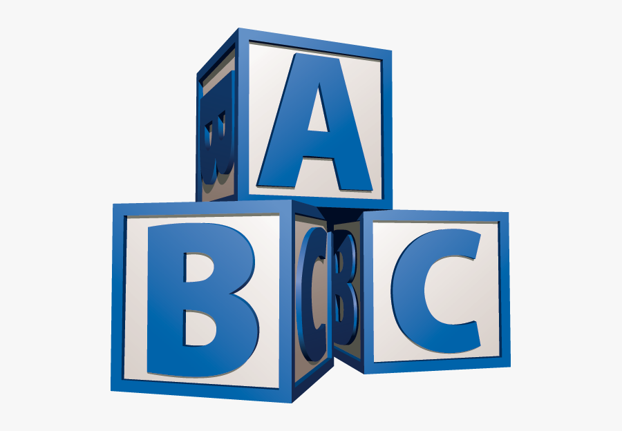 Blue Baby Blocks Clipart , Png Download - Baby Blue Abc Blocks, Transparent Clipart