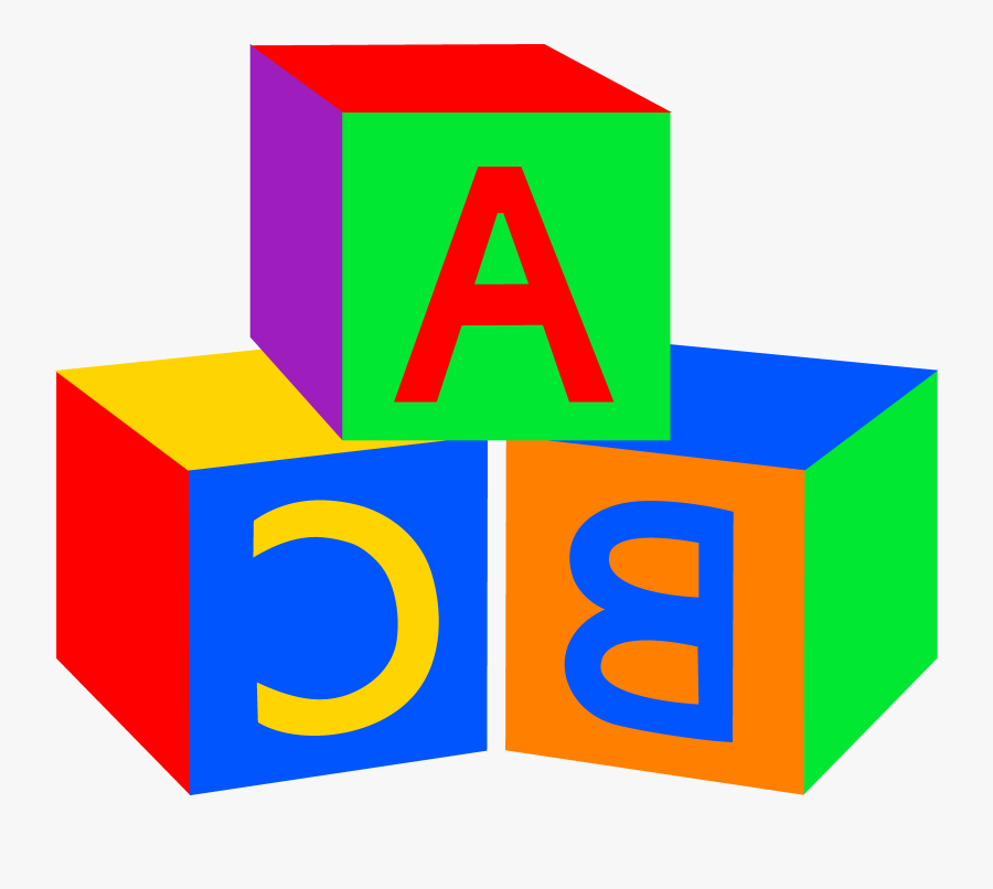 Transparent Abc Blocks Clipart - Alphabets In Cartoon Png, Transparent Clipart