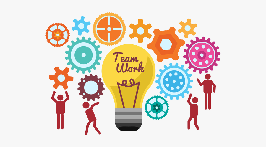 To Light Work Ideas Together Start Teamwork Clipart - Team Work, Transparent Clipart