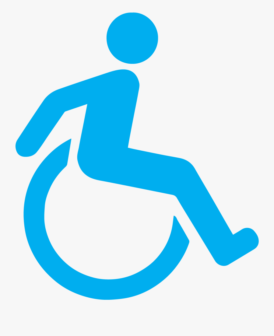 People On Wheel Chair Logo Png, Transparent Clipart