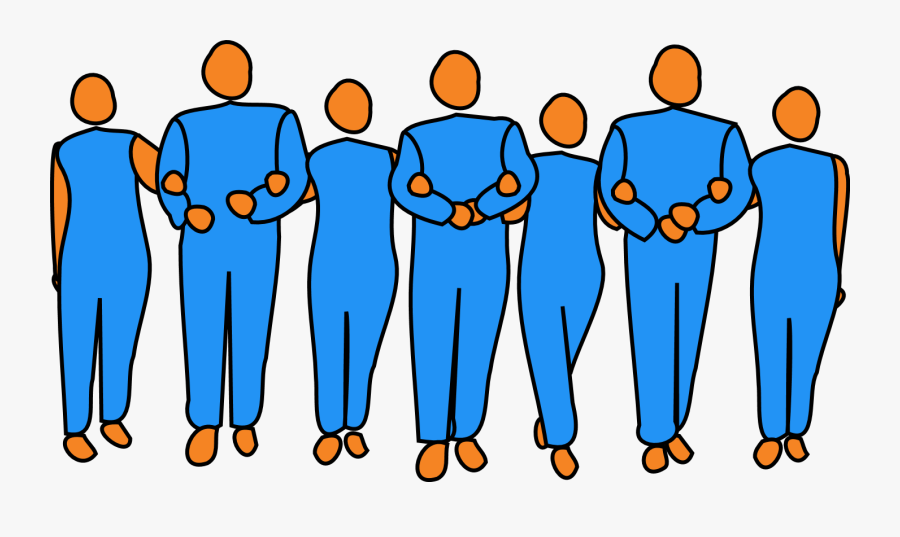 Teamwork - People Locking Arms Clipart, Transparent Clipart