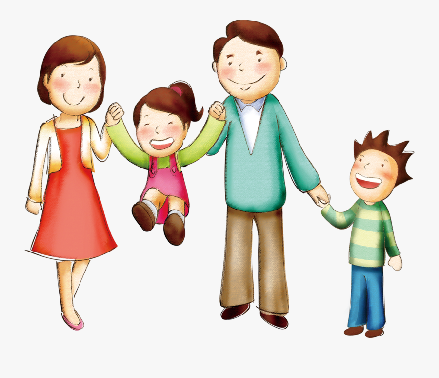 Graphic Free Library Group Holding Hands Clipart - 15 De Mayo Día Internacional De La Familia, Transparent Clipart