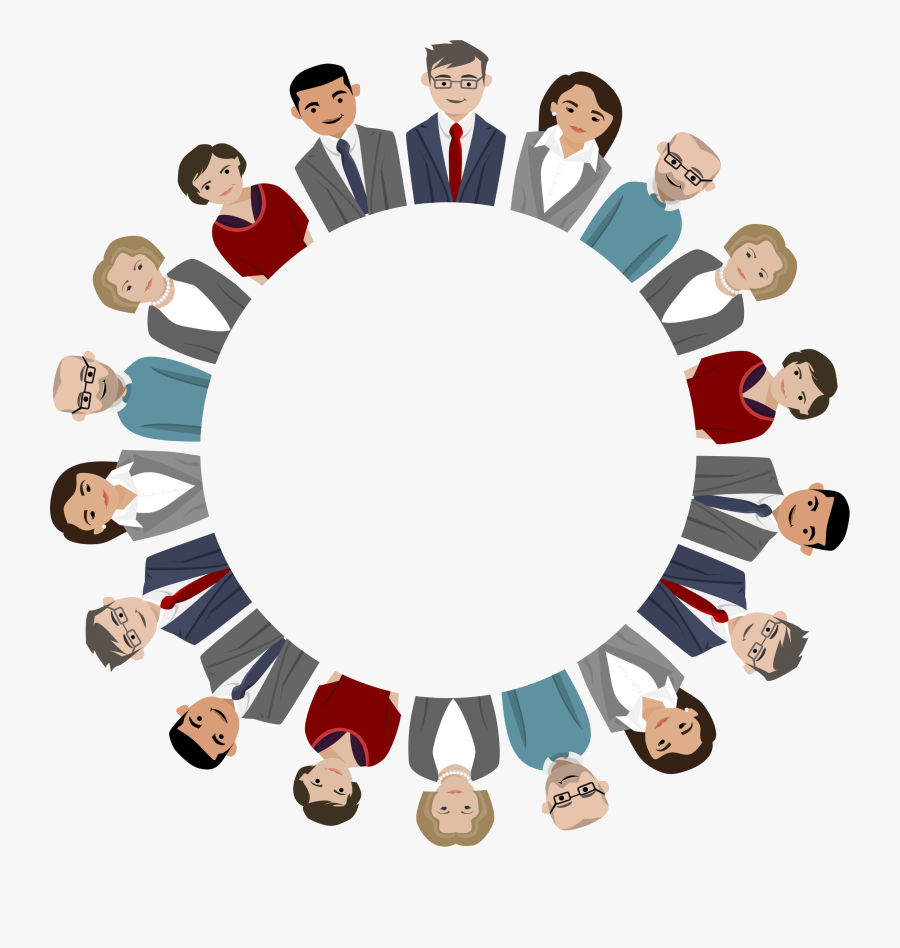 Sharing,business,crowd - Teamwork Frame, Transparent Clipart