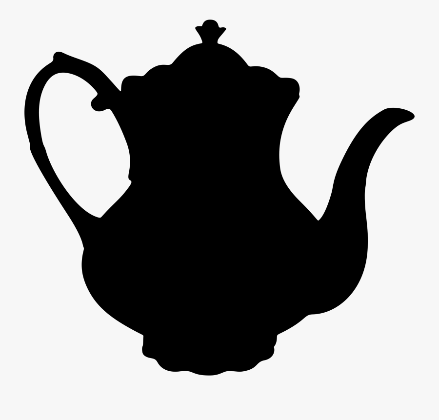 Photography - Tea Pot Silhouette Png, Transparent Clipart