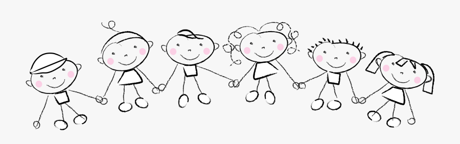 Transparent Transparent Hand Png - Kids Holding Hands Clipart, Transparent Clipart