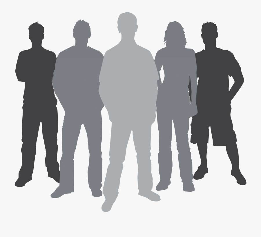 Silhouette At Getdrawings Com - Group Of People Clipart Png, Transparent Clipart