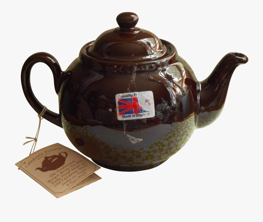 Clip Art Caledonia Pottery Never Used - Teapot, Transparent Clipart