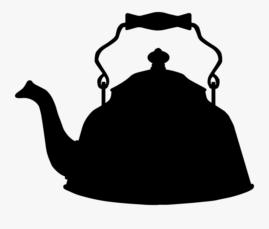 Teapot Silhouette Clip Art Clipartfest - Silhouette Of A Teapot, Transparent Clipart
