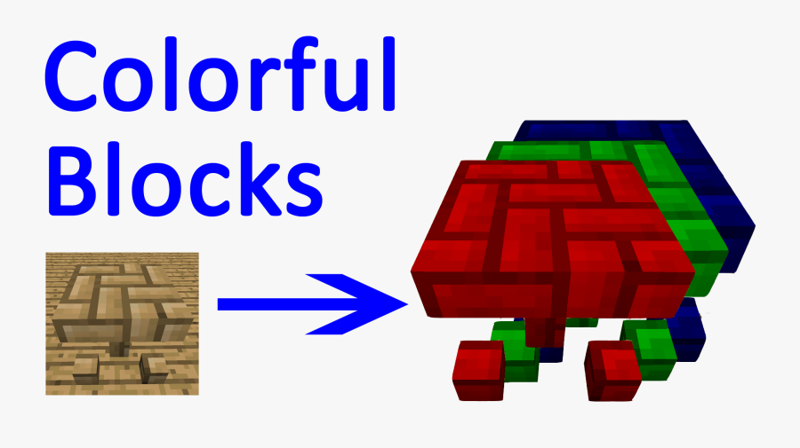 Clip Art Color Any Block In - Minecraft, Transparent Clipart