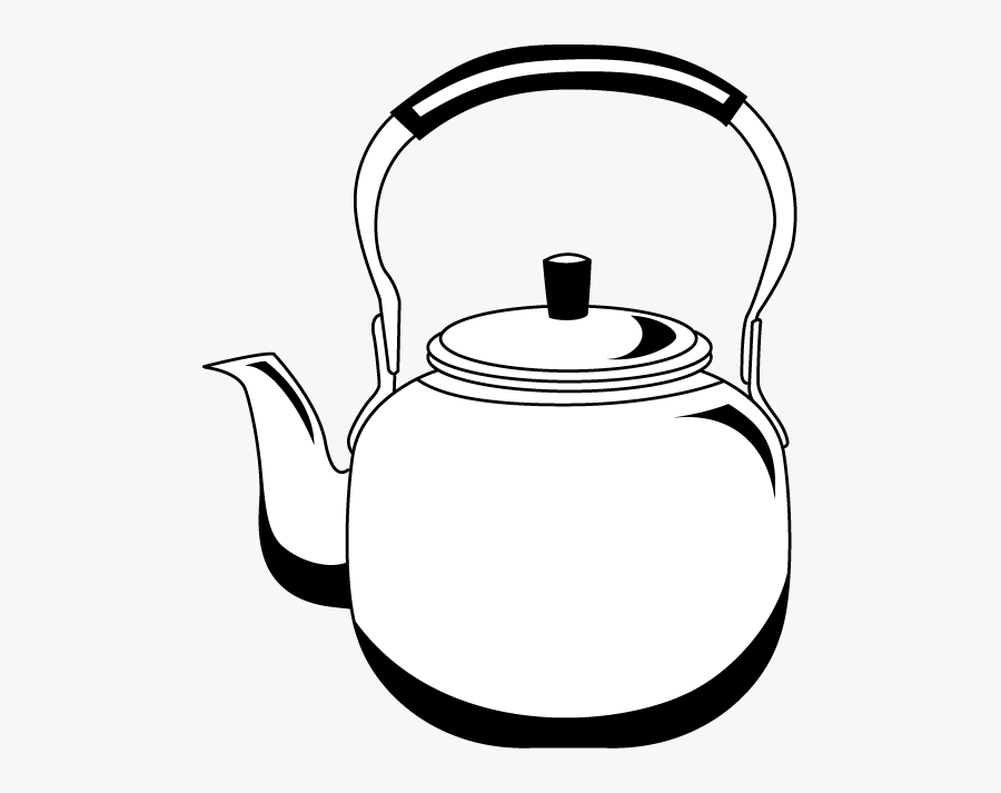Transparent Kettle Png Kettle Black And White Clipart , Free