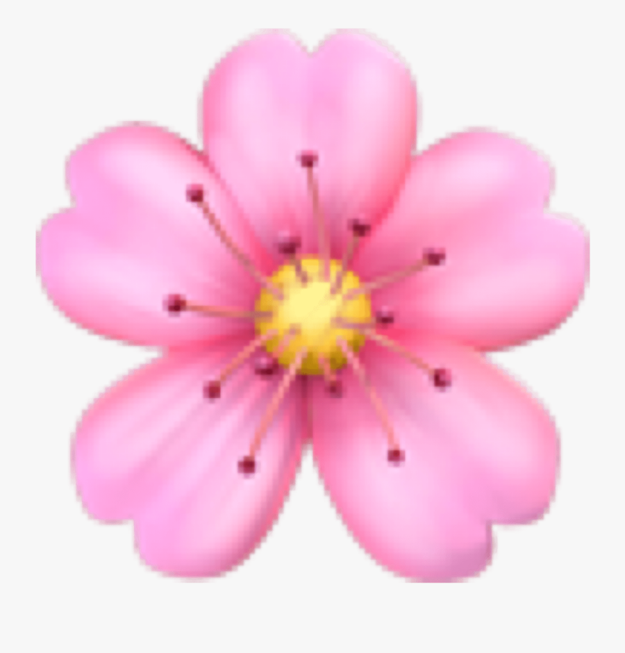 Iphone Flower Emoji Png, Transparent Clipart