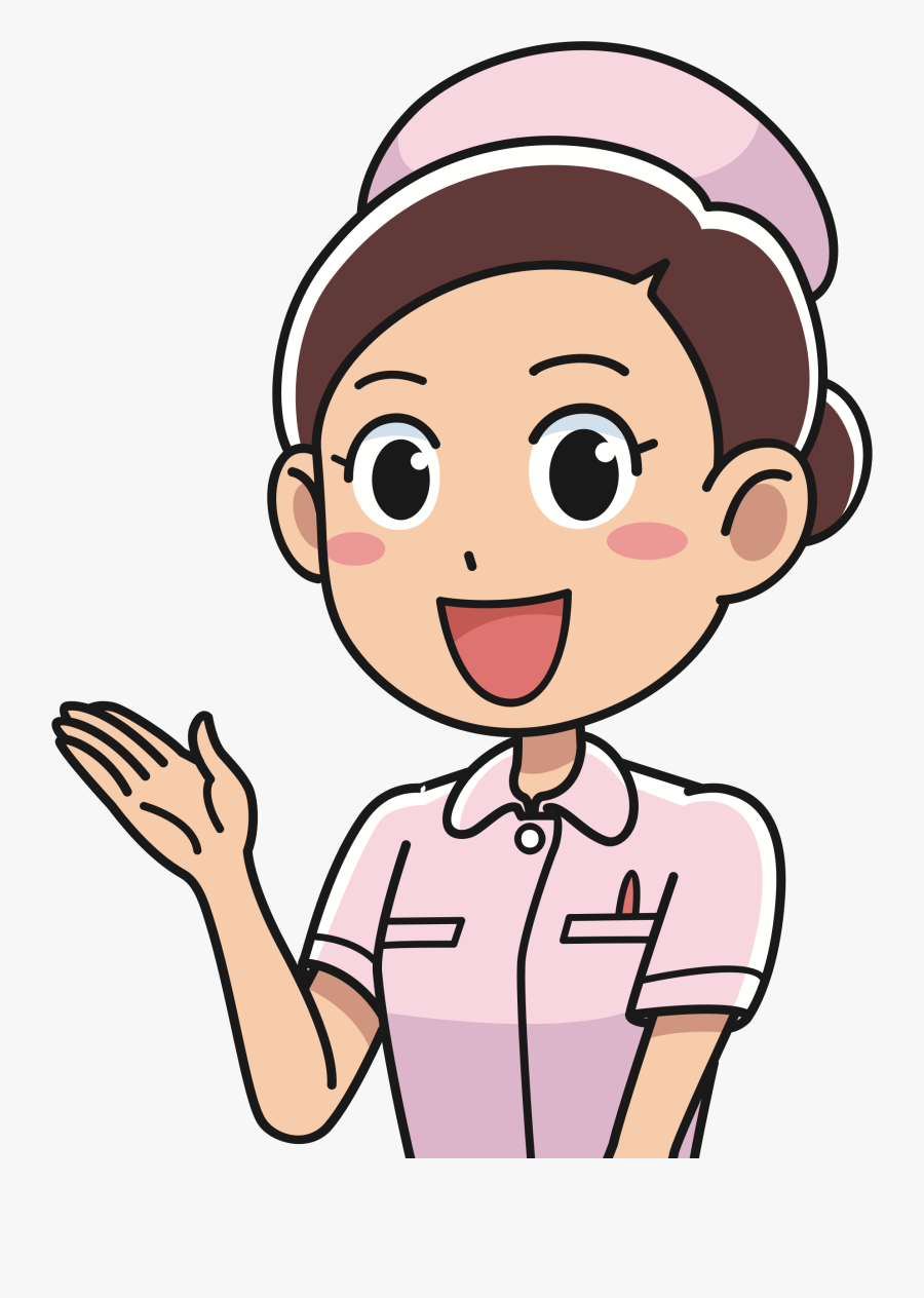 Cheerful Nurse - Nurse Png, Transparent Clipart