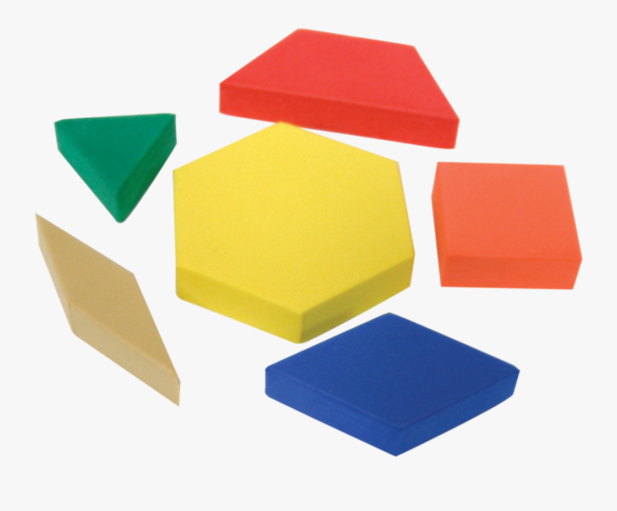 Foam Pattern Blocks Tcr20612 Teacher Created Resources - Pattern Blocks, Transparent Clipart