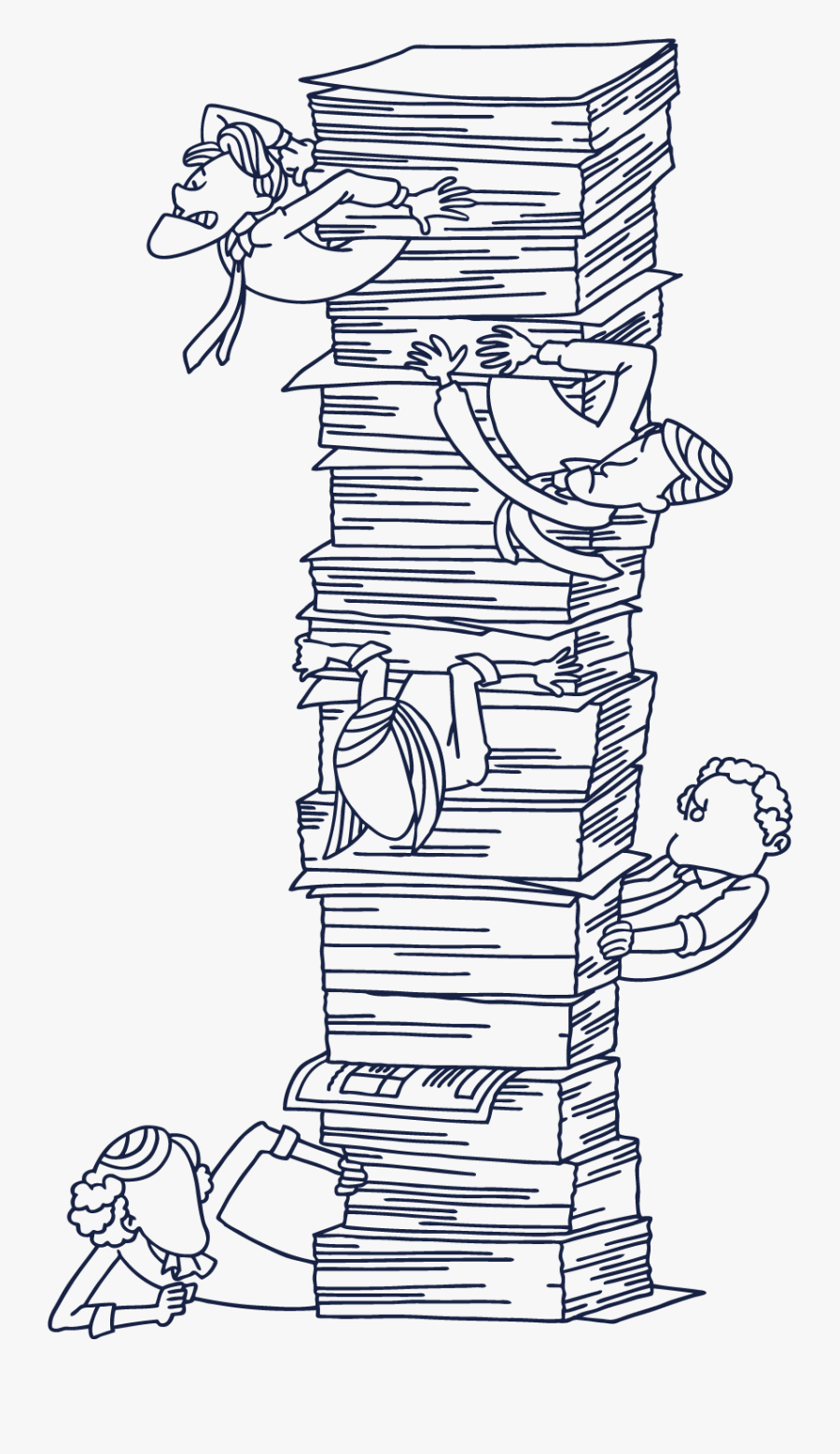 Clip Art Freeuse Library Book A Pile Of Books Transprent - Cartoon Transparent Stack Of Paper, Transparent Clipart