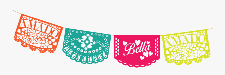 Transparent Party Background Png - Papel Picado Transparent Background, Transparent Clipart
