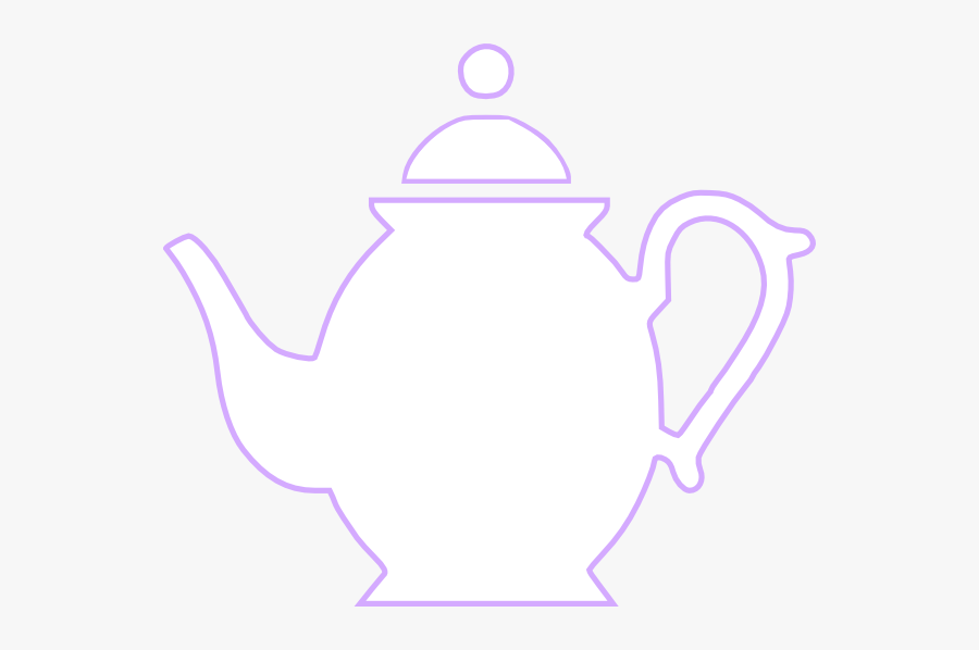 White Teapot Clip Art Png, Transparent Clipart