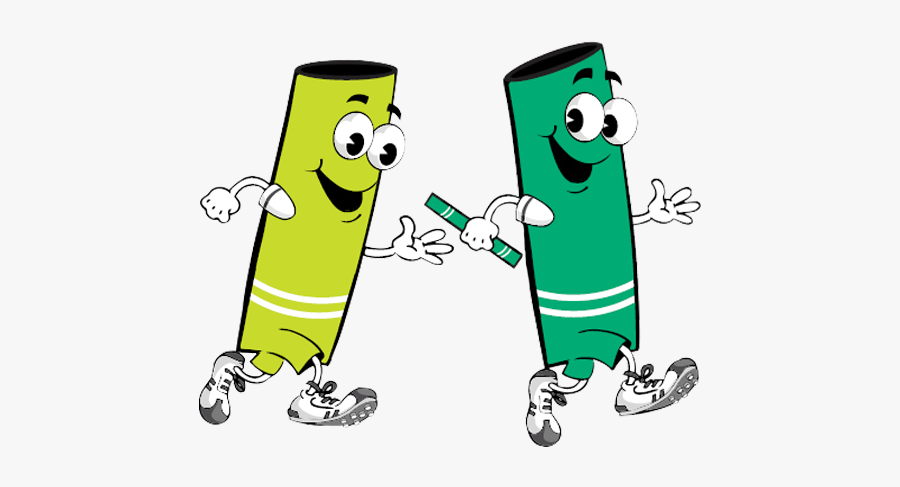 Cross Batons Clipart - Country Kids Relays, Transparent Clipart