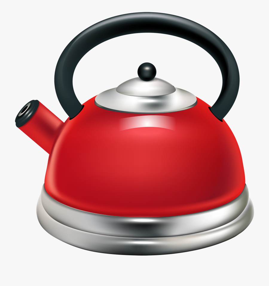 Red Kettle Png Clipart - Clipart Image Of Kettle, Transparent Clipart