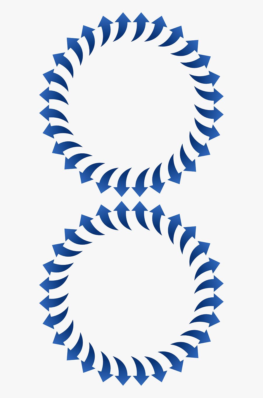 Arrows Curved Circle - Magazine Article Pdf, Transparent Clipart