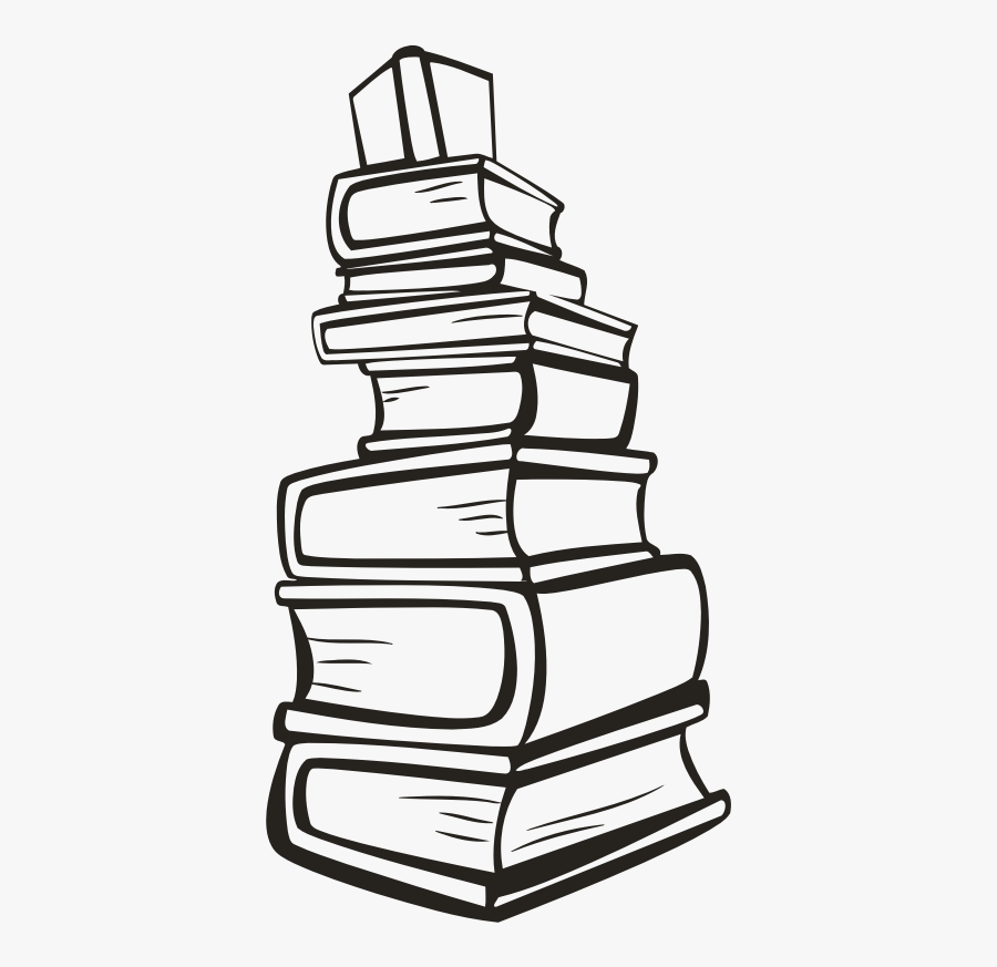 Stack Of Books - Stack Of Book Svg, Transparent Clipart