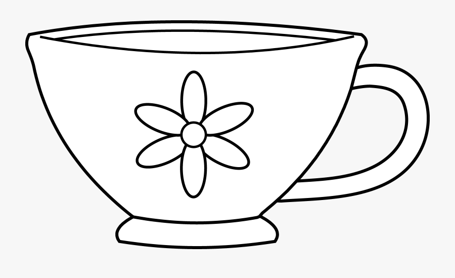 Tea Cup Coloring Page Colouring Pictures Of Cup , Free Transparent