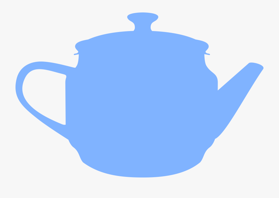 Teapot By Rones - Blue Teapot Clipart, Transparent Clipart