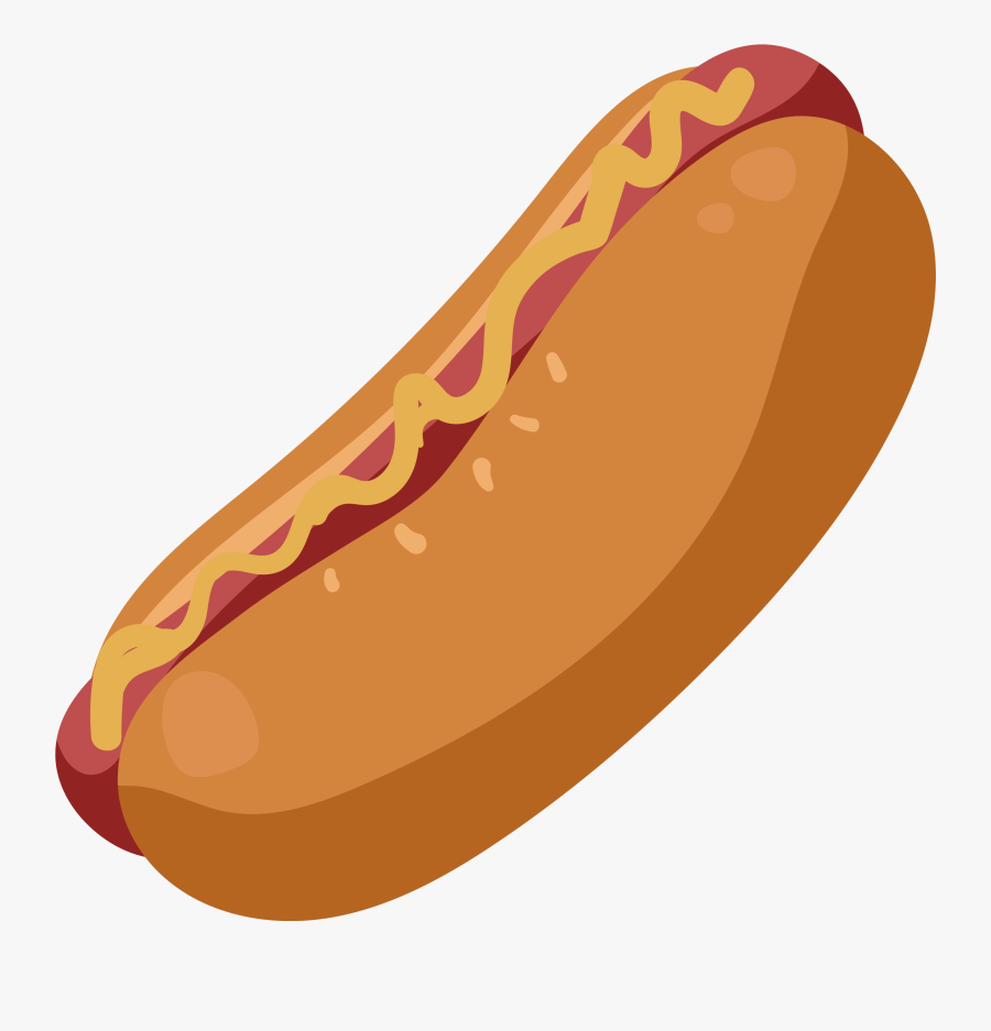 Clip Art Hot Dog Drawing - Hot Dog Draw Png, Transparent Clipart