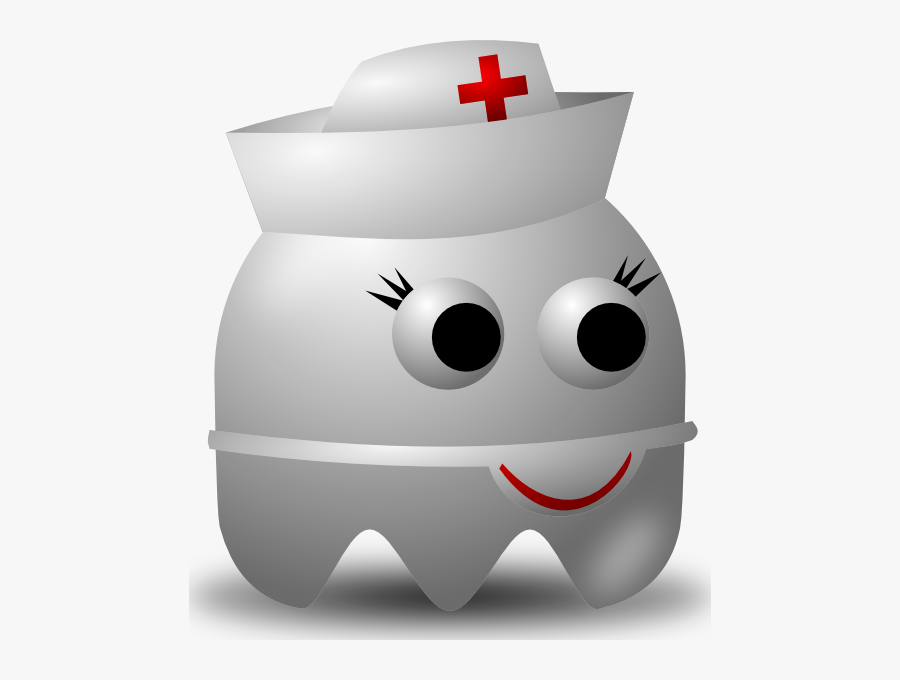 Free Vector Pcman Game Baddie Nurse Clip Art - Nurse Clip Art, Transparent Clipart