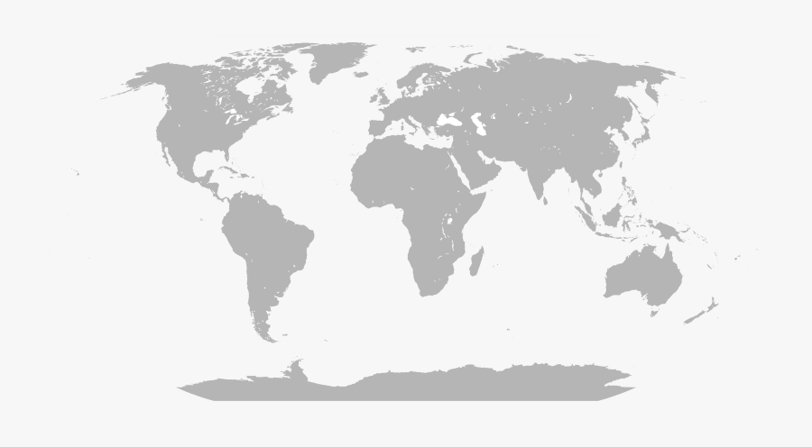 Thumb Image - World Map With Divisions, Transparent Clipart