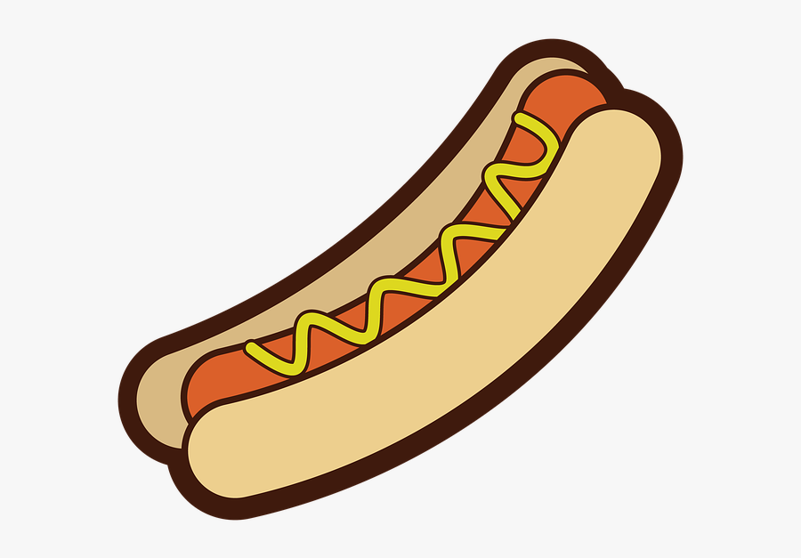 Hot Dog, Transparent Clipart