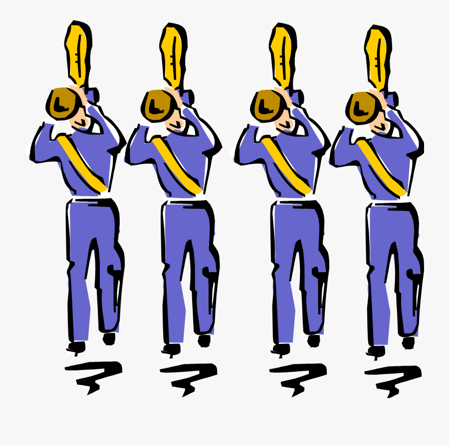 School Band Clip Art - Marching Band Clipart, Transparent Clipart