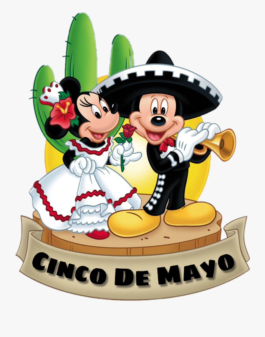 #cincodemayo #disney #mickey #minnie #mickeymouse #minniemouse - Mexican Mickey, Transparent Clipart