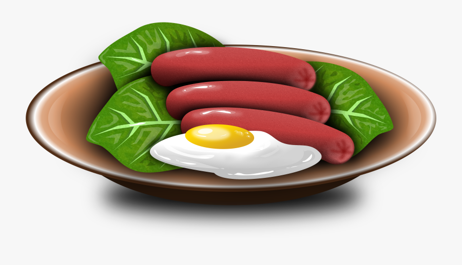 Hotdogs And Egg Cartoon, Transparent Clipart