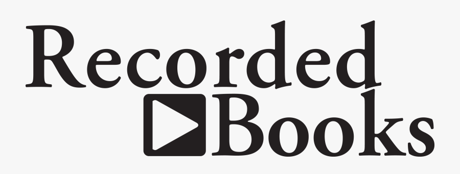 Black & White Recorded Books Stacked Logo - Recorded Books, Transparent Clipart
