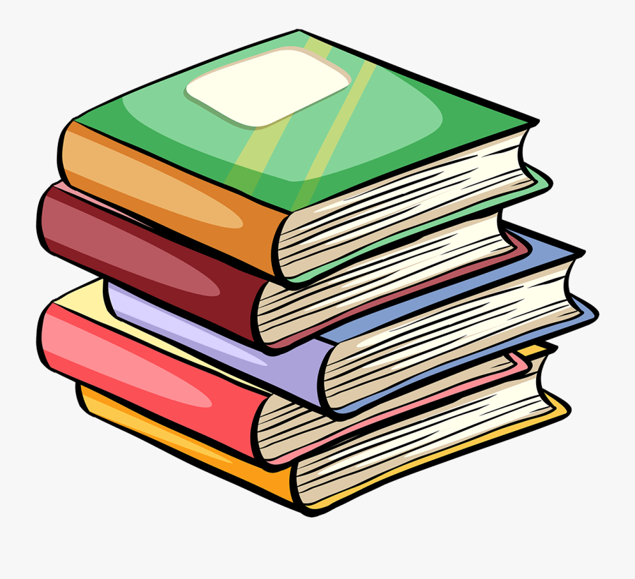 Stack Of Books Clipart Blue, Transparent Clipart