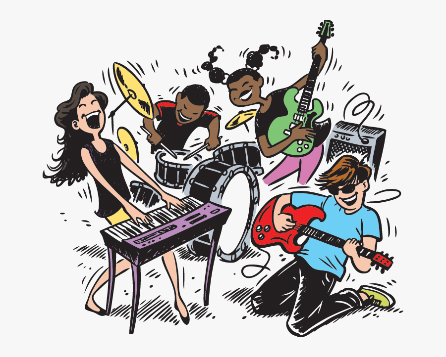 Transparent Riot Clipart - Kids Band, Transparent Clipart