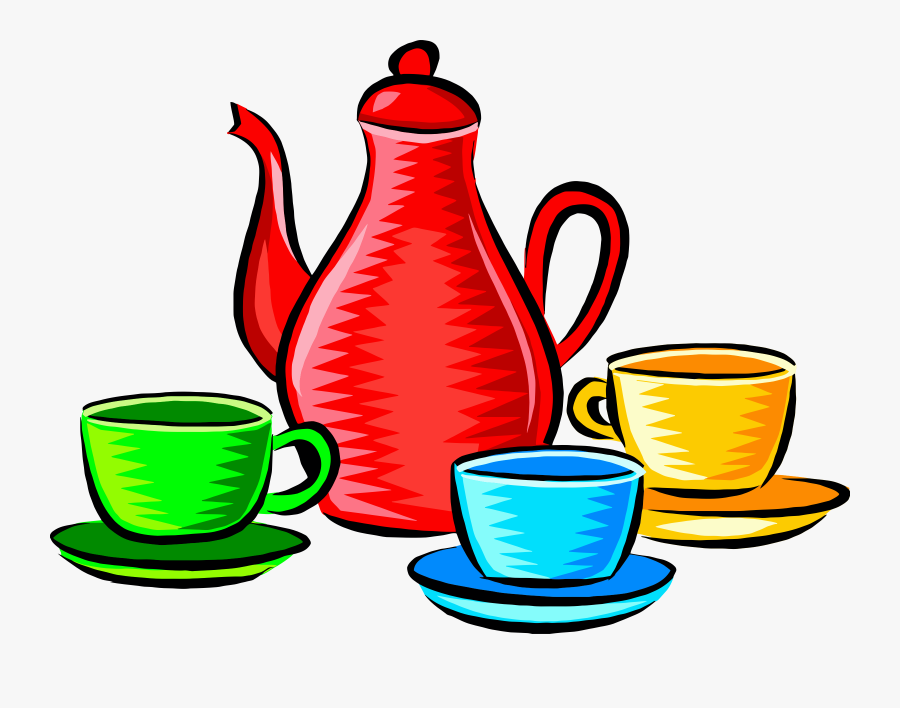 Kettle,cup,teapot - Coffee Pot And Cup Clipart, Transparent Clipart